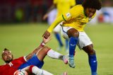 Em noite de alegria, Brasil perde para o Chile por 2X0
