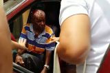 Carro colide no fundo de um ônibus escolar, Mundo Novo-BA