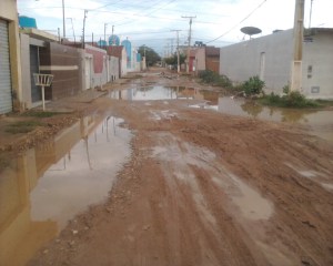 chuva bairro alagado