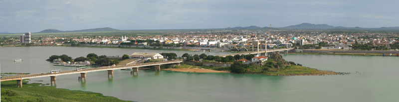 cidade de Juazeiro vista por Petrolina