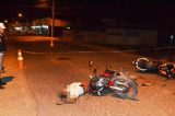 Colisão entre duas motos deixa homem morto e três feridos