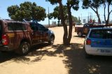 Guarda Municipal de Petrolina e Rondesp prendem traficante que se jogou no rio São Francisco