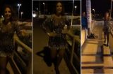 Após show em Petrolina, Ivete Sangalo caminha na Ponte Presidente Dutra para vê o rio