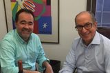 Júlio Lossio reúne-se em SP com o propagador do “imposto único”
