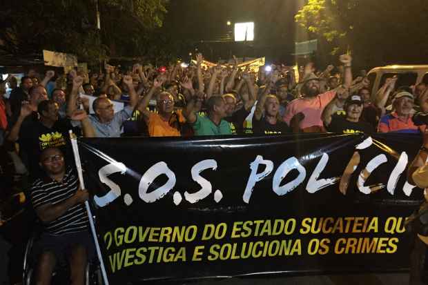 policiais civis em greve