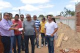 Prefeito e secretário visitam obra de nova escola no João Paulo II