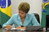 Dilma aprovou os decretos do crime