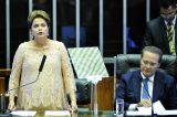 Dilma agradece Renan por desafiar Temer