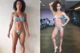 Elaine Babo, ex-bailarina do Faustão, mostra antes e depois do corpo fitness