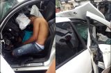 Colisão frontal entre Golf e Carreta deixa um morto em Capim Grosso