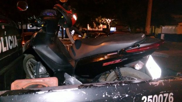 moto assaltada