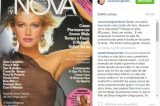 Xuxa posta foto em piscina e fãs afirmam que peito está à mostra