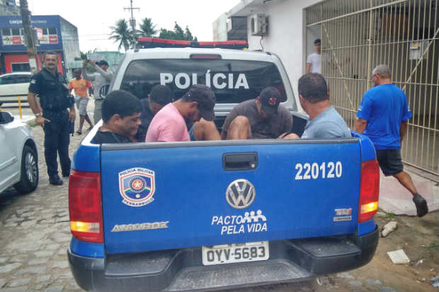 bandidos presos
