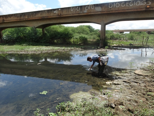 coleta de agua