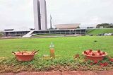 Despacho é feito em frente do Congresso