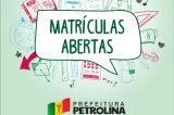 Matrículas escolares para a creche no Rio Corrente Matrículas escolares para a creche no Rio Corrente