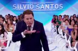 Susto: Moça da plateia machuca Silvio Santos durante o programa
