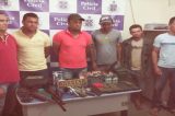 Sete homens são presos em Juazeiro acusados de pertencerem quadrilha que atuava no Vale