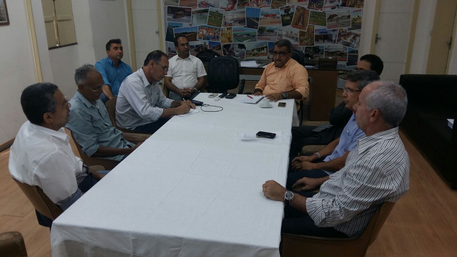 Reunião com parte dos secretários