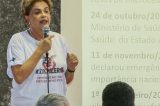Toda atrapalhada, Dilma dá aula em Juazeiro sobre o Aedes e pede que estudantes ajudem a combater mosquito