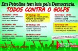 Frente inicia semana de mobilização nacional pela democracia, contra o golpe e à favor das conquistas sociais no Brasil