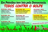 Frente inicia semana de mobilização nacional pela democracia, contra o golpe e à favor das conquistas sociais no Brasil Frente inicia semana de mobilização nacional pela democracia, contra o golpe e à favor das conquistas sociais no Brasil