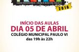 Aulas do cursinho Pré – Vestibular da Prefeitura de Juazeiro começam dia 05 de abril