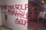 Manifestantes pró Dilma invadem Globo de Goiás e entram em confronto com a PM