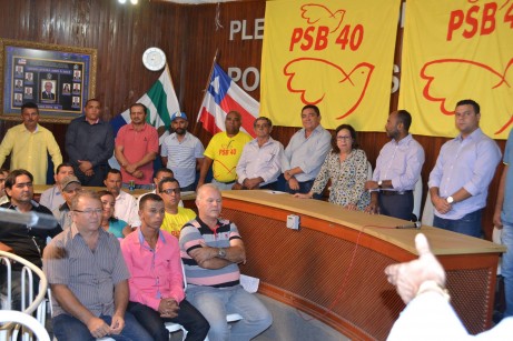 ato de filiação de lideranças ao PSB em Casa Nova%2cjpg