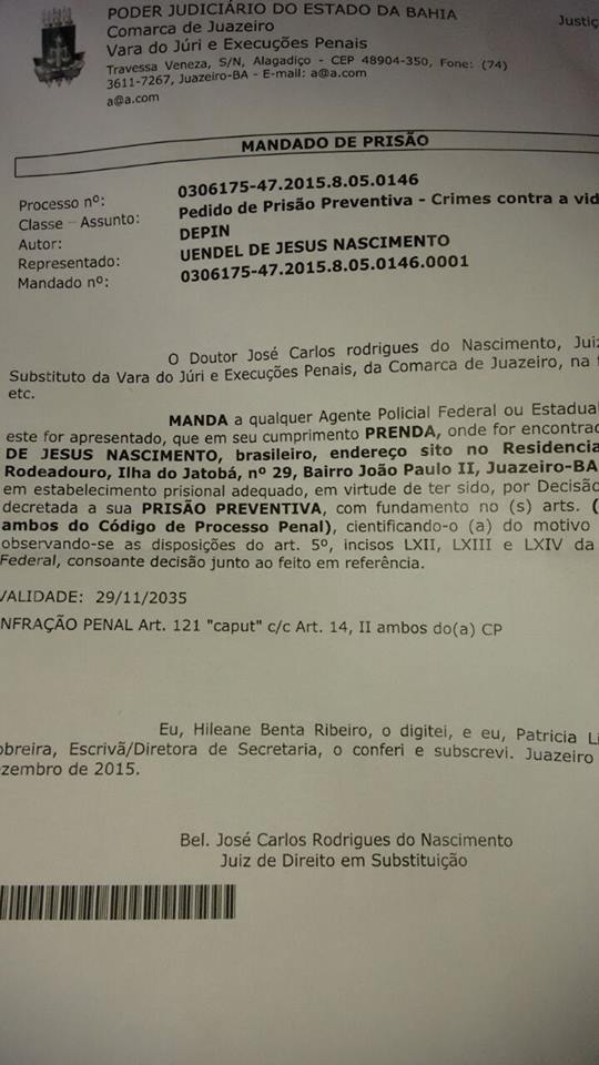 mandato de prisao1