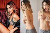Manu Gavassi faz protesto com foto caseira de topless após excesso de retoques em revista
