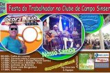 Sinserp divulga programação de 1º de Maio- Festa do Trabalhador