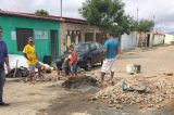 Continua o trabalho pela recuperação do calçamento de ruas e avenidas de Uauá