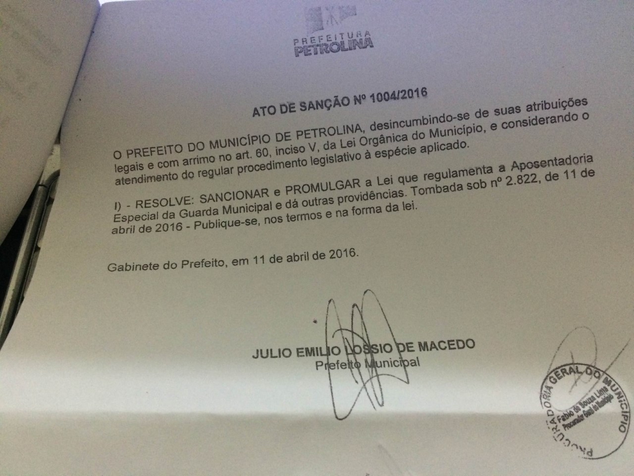 alvorlande documento