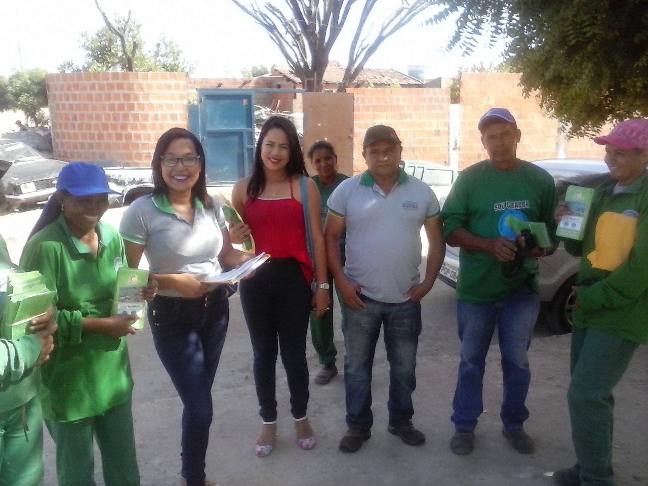 coleta seletiva equipe