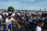 Passeio ciclístico do CPM agrega ação socioambiental na Orla de Juazeiro