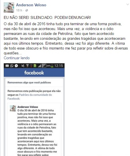 face do aluno