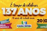 Prefeitura de Casa Nova anuncia programação de festa de aniversário