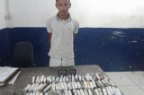 Homem é preso por tráfico Homem é preso por tráfico