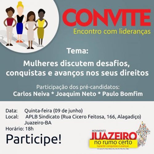 Juazeiro no rumo certo – Convite