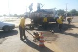 Sesp executa tapa-buraco na Avenida Shefic Khoury