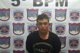 Policia prende homem armado e com droga
