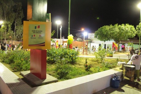 clube do bairro Cohab Massangano inauguração 1