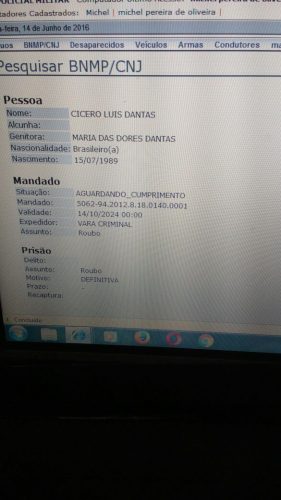 mandado afranio