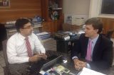Miguel Coelho discute situação do saneamento de Petrolina com presidente da Compesa