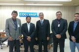 Lideranças de Curaçá se reúnem com o presidente da CODEVASF em Brasília Lideranças de Curaçá se reúnem com o presidente da CODEVASF em Brasília