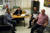 Deputado Roberto Carlos recebe vereadores de Nova Canaã em seu gabinete Deputado Roberto Carlos recebe vereadores de Nova Canaã em seu gabinete