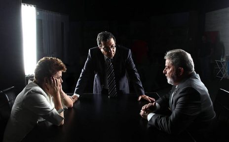 Dilma Joao Santana Lula foto Roberto Stuckert