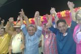 Durante convenção do PC do B em Juazeiro, Roberto Carlos e Dalmir Pedra se unem a Isaac
