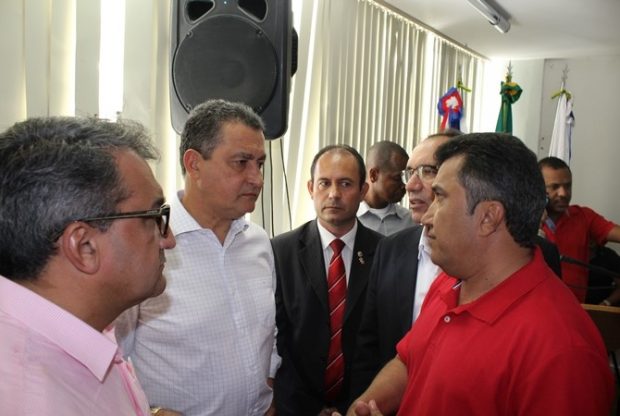 Marcos e o governador Rui Costa